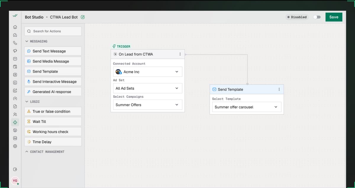 Automation screenshot